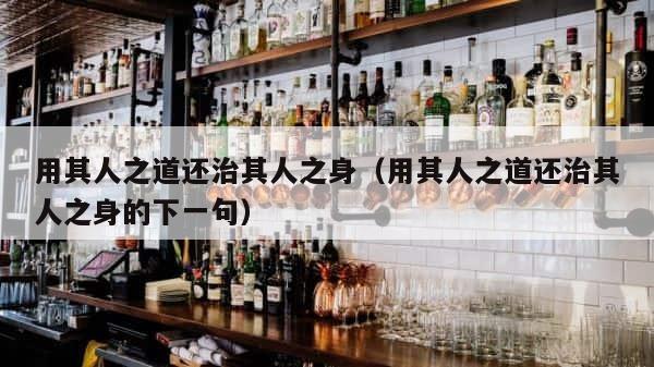 用其人之道还治其人之身（用其人之道还治其人之身的下一句） 第1张