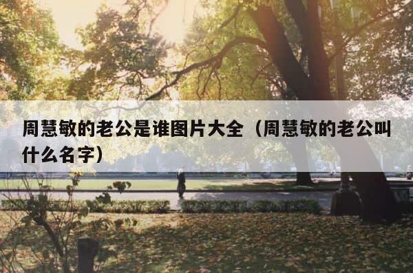 周慧敏的老公是谁图片大全（周慧敏的老公叫什么名字） 第1张