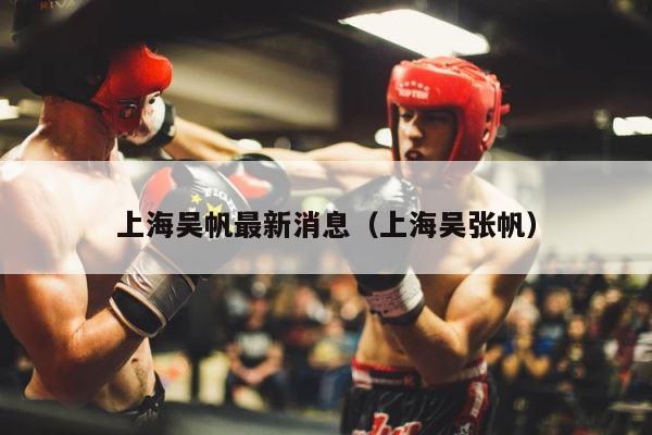 上海吴帆最新消息（上海吴张帆） 第1张