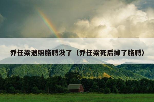 乔任梁遗照胳膊没了（乔任梁死后掉了胳膊） 第1张