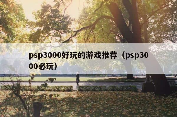 psp3000好玩的游戏推荐（psp3000必玩） 第1张