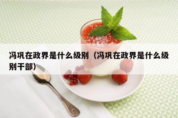 冯巩在政界是什么级别（冯巩在政界是什么级别干部） 第1张