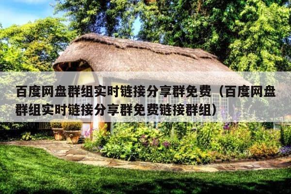 百度网盘群组实时链接分享群免费（百度网盘群组实时链接分享群免费链接群组） 第1张
