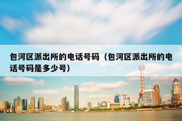 包河区派出所的电话号码（包河区派出所的电话号码是多少号） 第1张