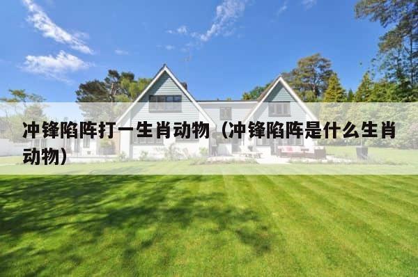 冲锋陷阵打一生肖动物（冲锋陷阵是什么生肖动物） 第1张