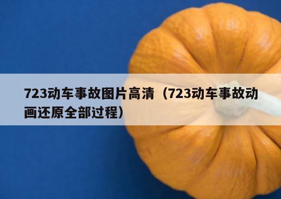 723动车事故图片高清（723动车事故动画还原全部过程） 第1张