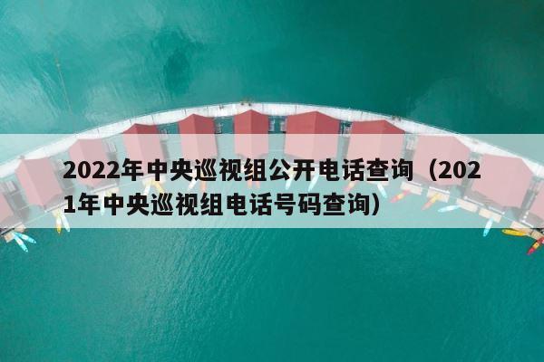 2022年中央巡视组公开电话查询（2021年中央巡视组电话号码查询） 第1张