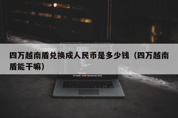 四万越南盾兑换成人民币是多少钱（四万越南盾能干嘛） 第1张