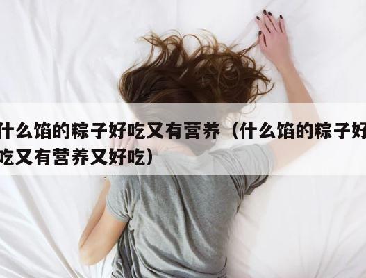 什么馅的粽子好吃又有营养（什么馅的粽子好吃又有营养又好吃） 第1张