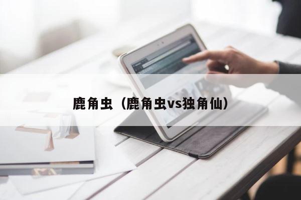 鹿角虫（鹿角虫vs独角仙） 第1张