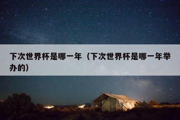 下次世界杯是哪一年（下次世界杯是哪一年举办的） 第1张