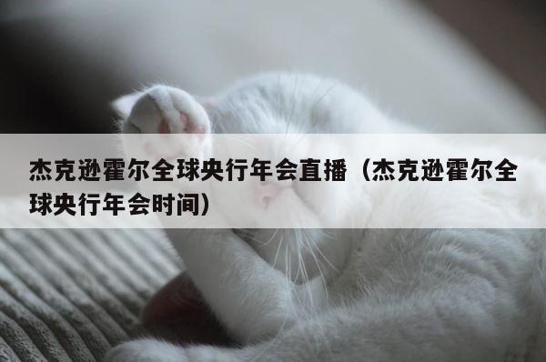 杰克逊霍尔全球央行年会直播（杰克逊霍尔全球央行年会时间） 第1张