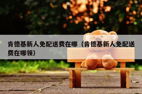 肯德基新人免配送费在哪（肯德基新人免配送费在哪领） 第1张