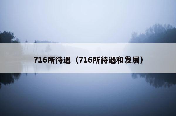 716所待遇（716所待遇和发展） 第1张