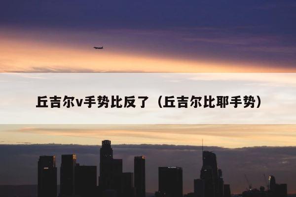 丘吉尔v手势比反了（丘吉尔比耶手势） 第1张