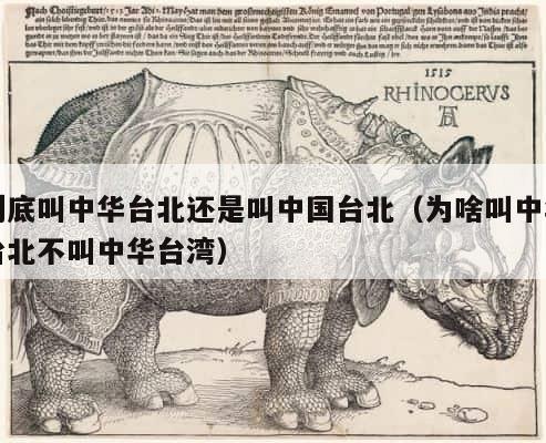 到底叫中华台北还是叫中国台北（为啥叫中华台北不叫中华台湾） 第1张