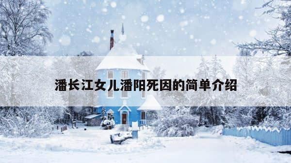 潘长江女儿潘阳死因的简单介绍 第1张
