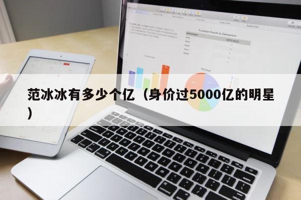 范冰冰有多少个亿（身价过5000亿的明星） 第1张