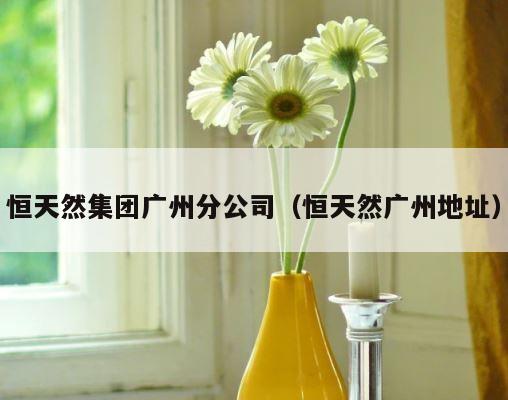 恒天然集团广州分公司（恒天然广州地址） 第1张