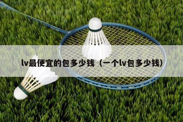 lv最便宜的包多少钱（一个lv包多少钱） 第1张