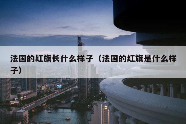 法国的红旗长什么样子（法国的红旗是什么样子） 第1张