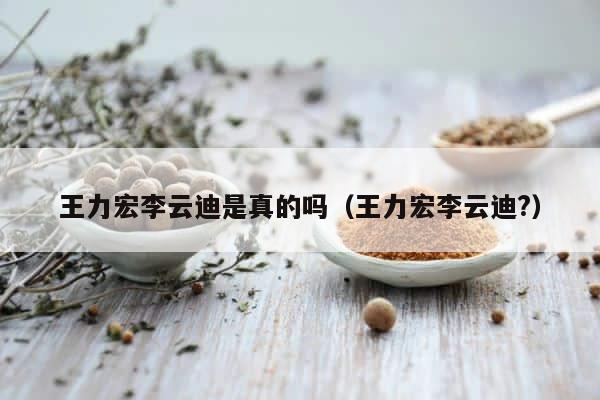 王力宏李云迪是真的吗（王力宏李云迪?） 第1张