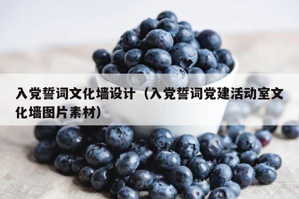 入党誓词文化墙设计（入党誓词党建活动室文化墙图片素材） 第1张