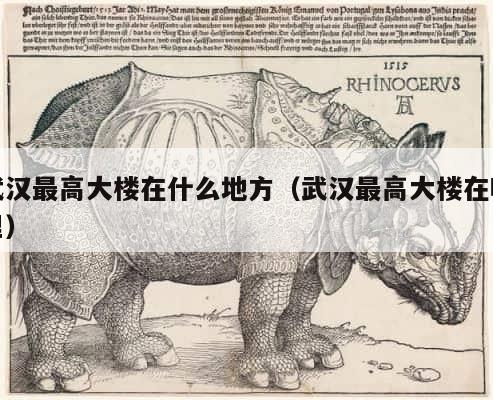 武汉最高大楼在什么地方（武汉最高大楼在哪里） 第1张