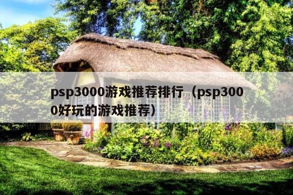 psp3000游戏推荐排行（psp3000好玩的游戏推荐） 第1张
