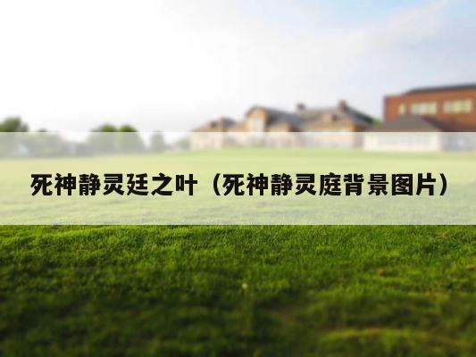 死神静灵廷之叶（死神静灵庭背景图片） 第1张