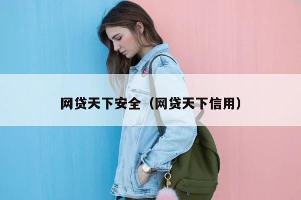 网贷天下安全（网贷天下信用） 第1张