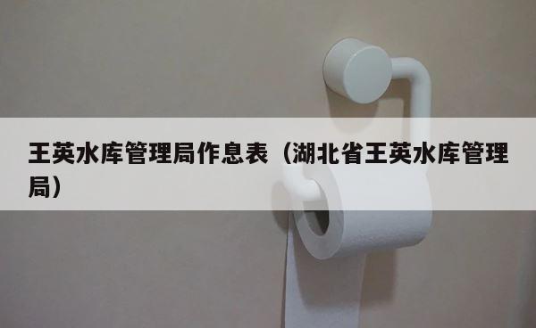 王英水库管理局作息表（湖北省王英水库管理局） 第1张