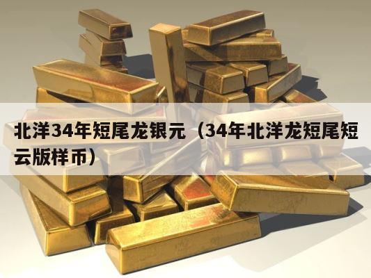 北洋34年短尾龙银元（34年北洋龙短尾短云版样币） 第1张