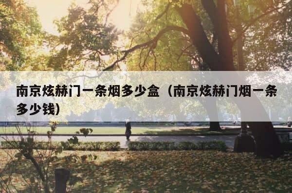 南京炫赫门一条烟多少盒（南京炫赫门烟一条多少钱） 第1张