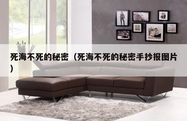 死海不死的秘密（死海不死的秘密手抄报图片） 第1张