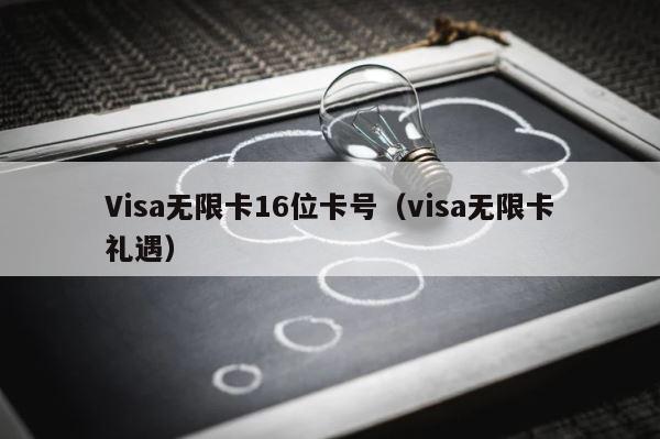 Visa无限卡16位卡号（visa无限卡礼遇） 第1张
