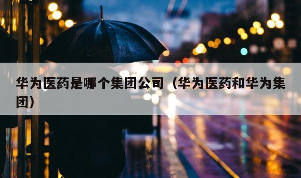 华为医药是哪个集团公司（华为医药和华为集团） 第1张
