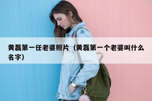黄磊第一任老婆照片（黄磊第一个老婆叫什么名字） 第1张