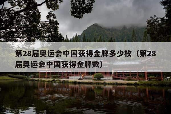 第28届奥运会中国获得金牌多少枚（第28届奥运会中国获得金牌数） 第1张