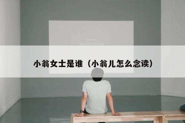 小翁女士是谁（小翁儿怎么念读） 第1张