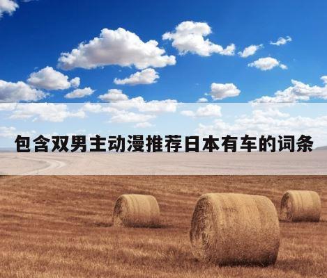 包含双男主动漫推荐日本有车的词条 第1张