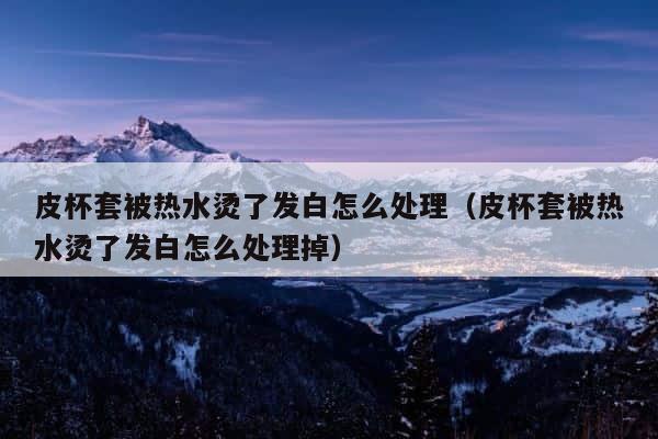 皮杯套被热水烫了发白怎么处理（皮杯套被热水烫了发白怎么处理掉） 第1张
