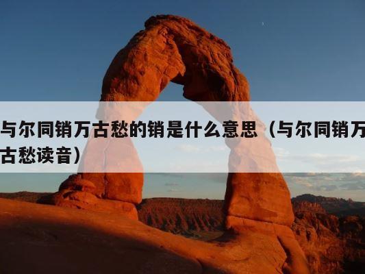 与尔同销万古愁的销是什么意思（与尔同销万古愁读音） 第1张