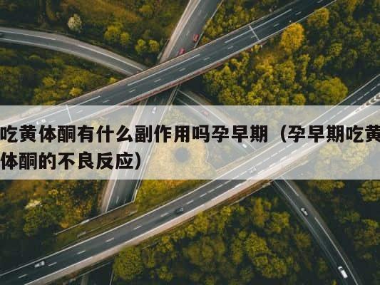 吃黄体酮有什么副作用吗孕早期（孕早期吃黄体酮的不良反应） 第1张