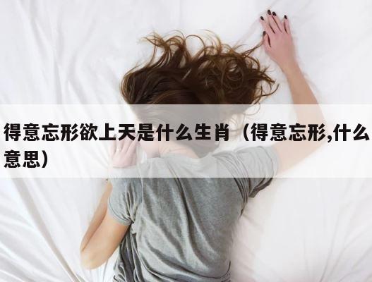 得意忘形欲上天是什么生肖（得意忘形,什么意思） 第1张