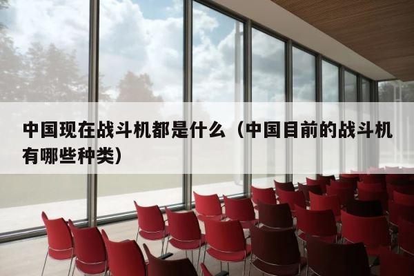 中国现在战斗机都是什么（中国目前的战斗机有哪些种类） 第1张