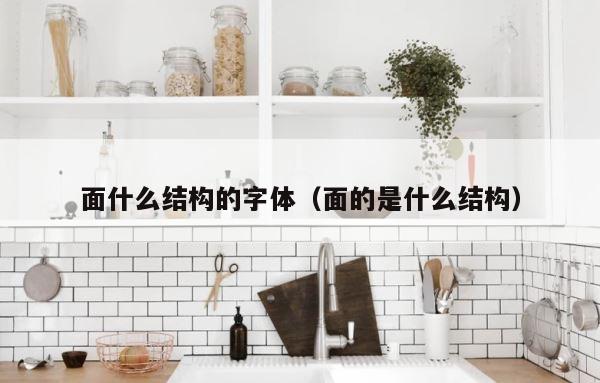 面什么结构的字体（面的是什么结构） 第1张