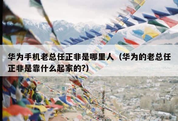 华为手机老总任正非是哪里人（华为的老总任正非是靠什么起家的?） 第1张