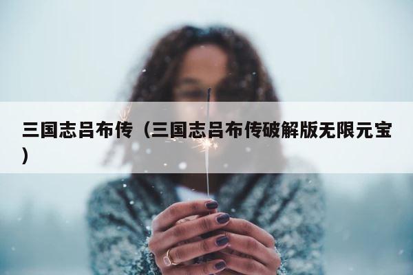 三国志吕布传（三国志吕布传破解版无限元宝） 第1张