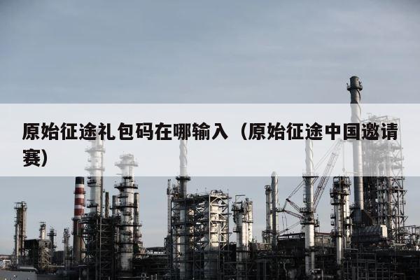 原始征途礼包码在哪输入（原始征途中国邀请赛） 第1张